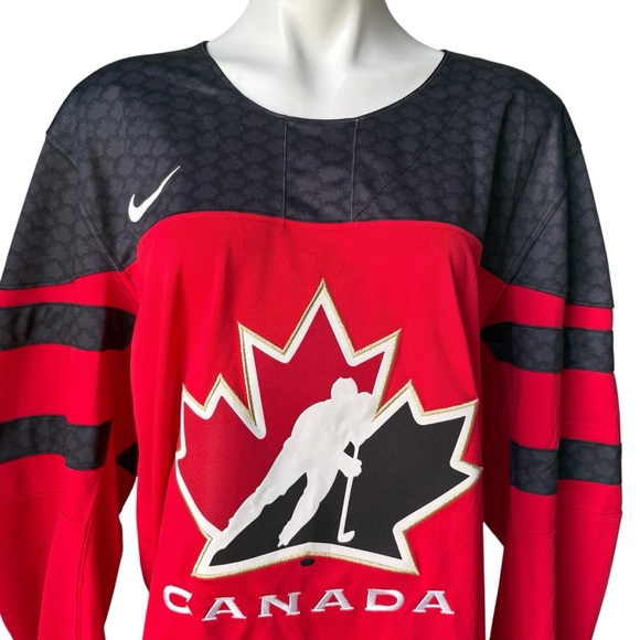 NWT, Nike 2017 World Championship Team Canada IIHF Replica Hockey Jersey Sz L - Picture 11 of 15